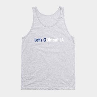 Let's GOhtani LA, Blue and White Tank Top